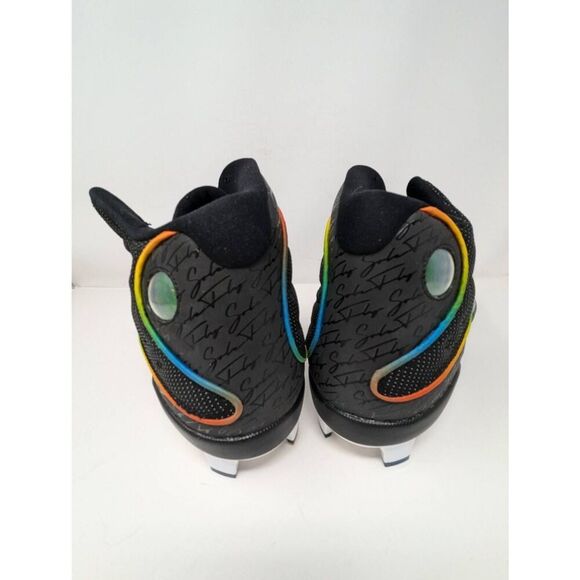 NEW RARE Jordan 13 X SoleFly MLB Miami Marlins Cleats Men’s Size 15 BQ3193-001 main image 5